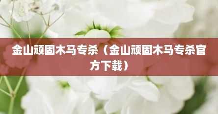 金山顽固木马专杀（金山顽固木马专杀官方下载）