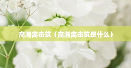 高渐离击筑（高渐离击筑是什么）