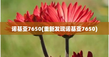 诺基亚7650(重新发现诺基亚7650)