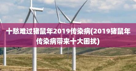 十愁难过猪鼠年2019传染病(2019猪鼠年传染病带来十大困扰)