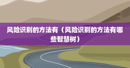 风险识别的方法有（风险识别的方法有哪些智慧树）