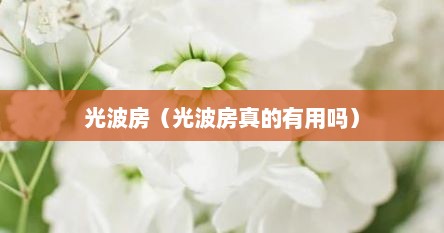 光波房（光波房真的有用吗）