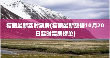 猫眼最新实时票房(猫眼最新数据10月20日实时票房榜单)