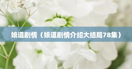 娘道剧情（娘道剧情介绍大结局78集）